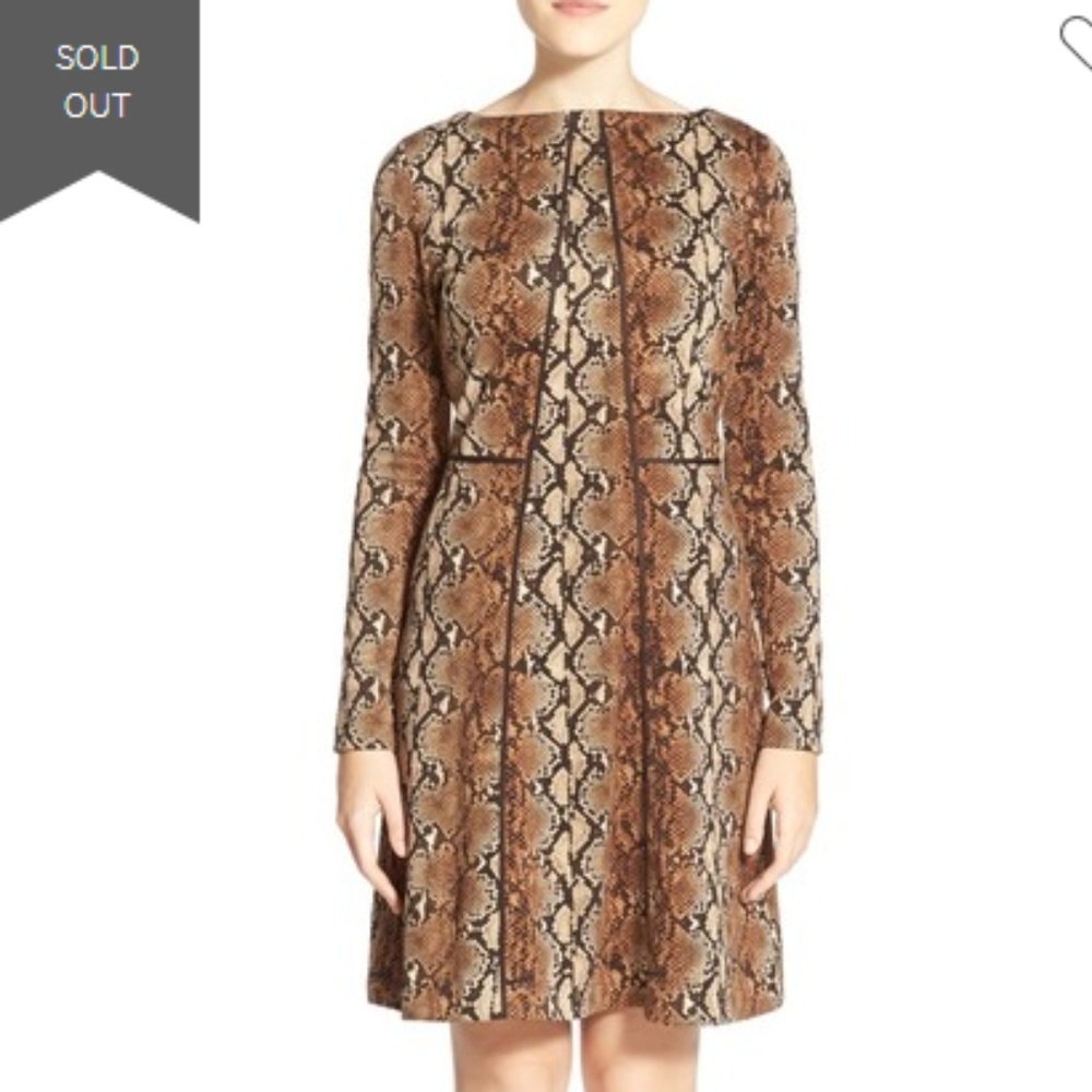 Snakeskin Print Michael Kors Dress